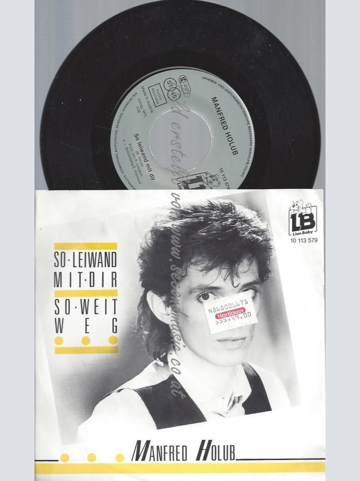 7"    Manfred Holub – So Leiwand Mit Dir