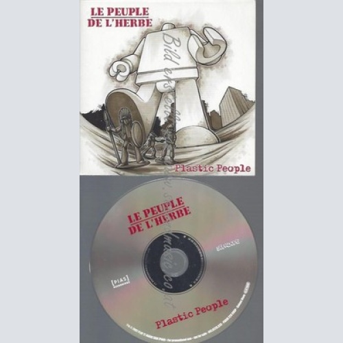 PROMO CD--LE PEUPLE DE LHERBE --PLASTIC PEOPLE--1TR