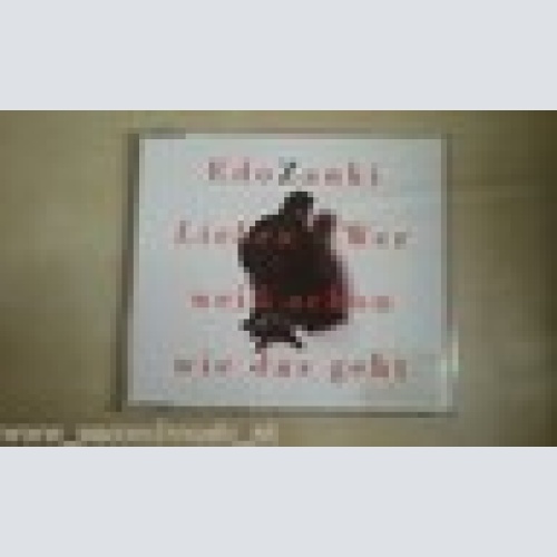 MAXI CD--EDO ZANKI---LIEBEN-WER WEISS SCHON WIE DAS GEHT--3  TRACKS