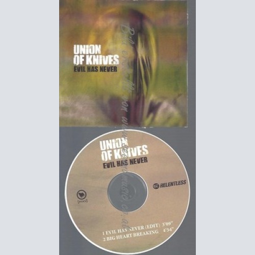PROMO CD--UNION KNIVES--EVIL HAS NEVER--2TR
