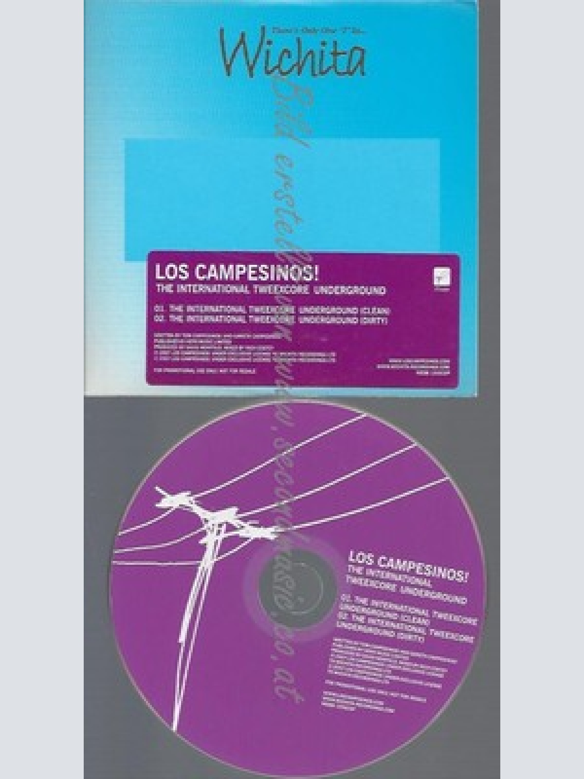 PROMO CD--LOS CAMPESINOS--THE INTERNATIONAL TWEEXCORE--2TR
