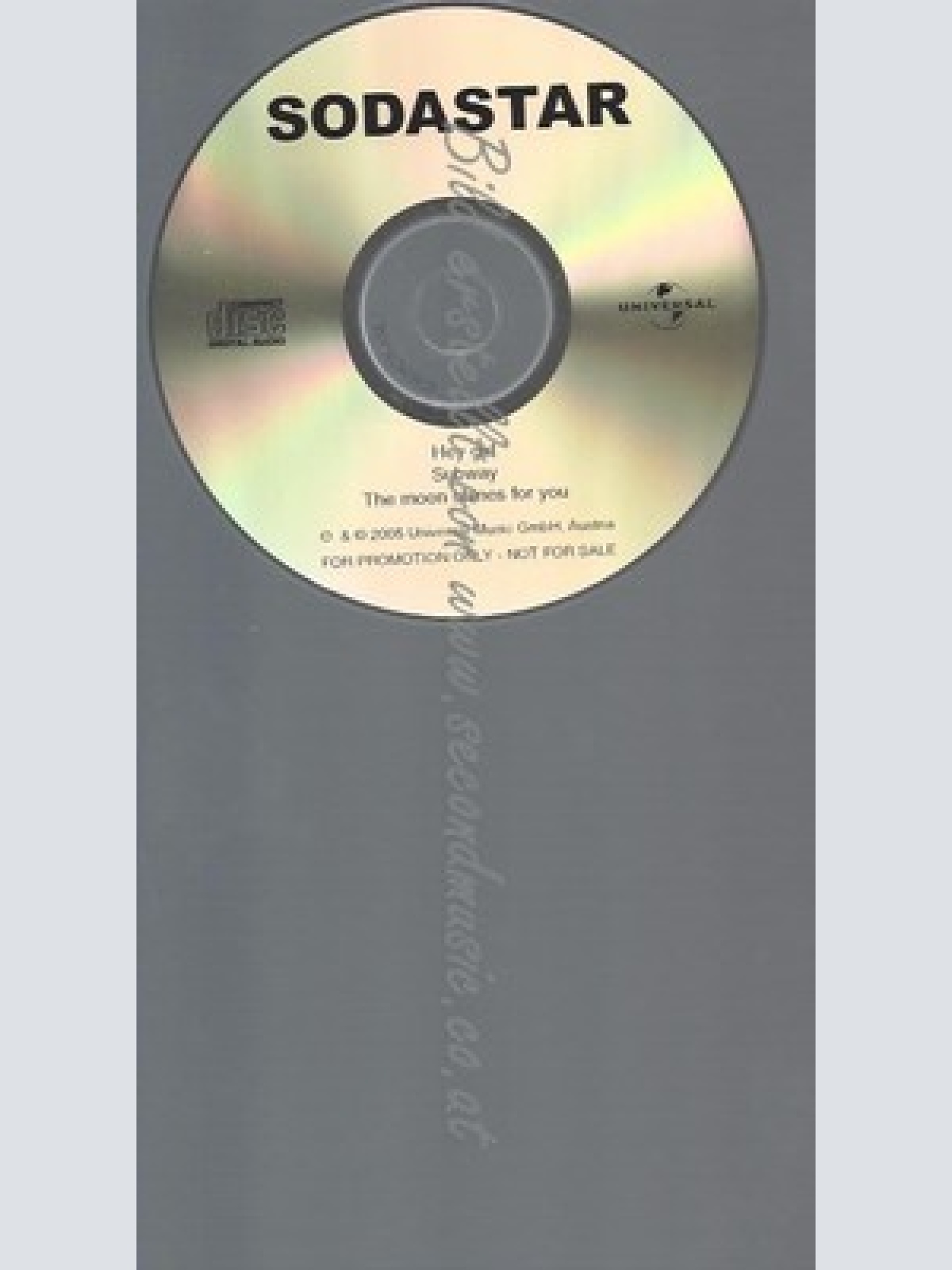 PROMO CD--SODASTAR--HEY GIRL--3TR