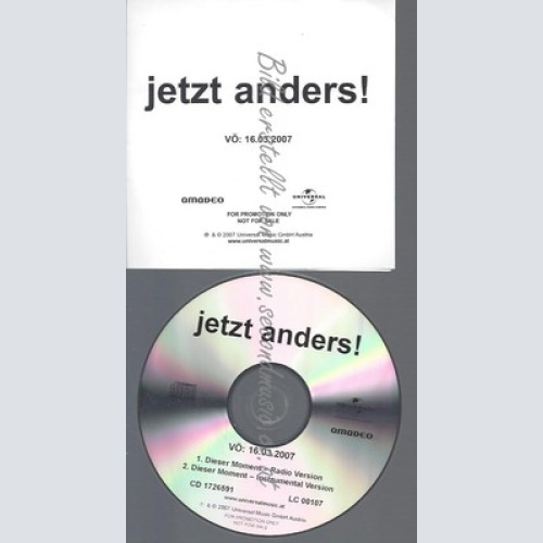 PROMO CD--JETZT ANDERS--DIESER MOMENT--