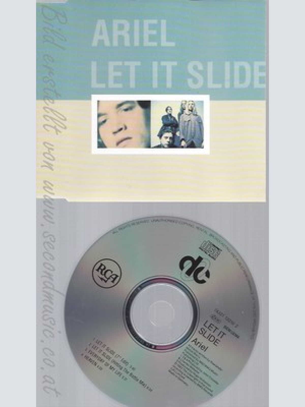 MAXI CD--ARIEL - SINGLE -- LET IT SLIDE -INCL. 2 VERSIONS, -