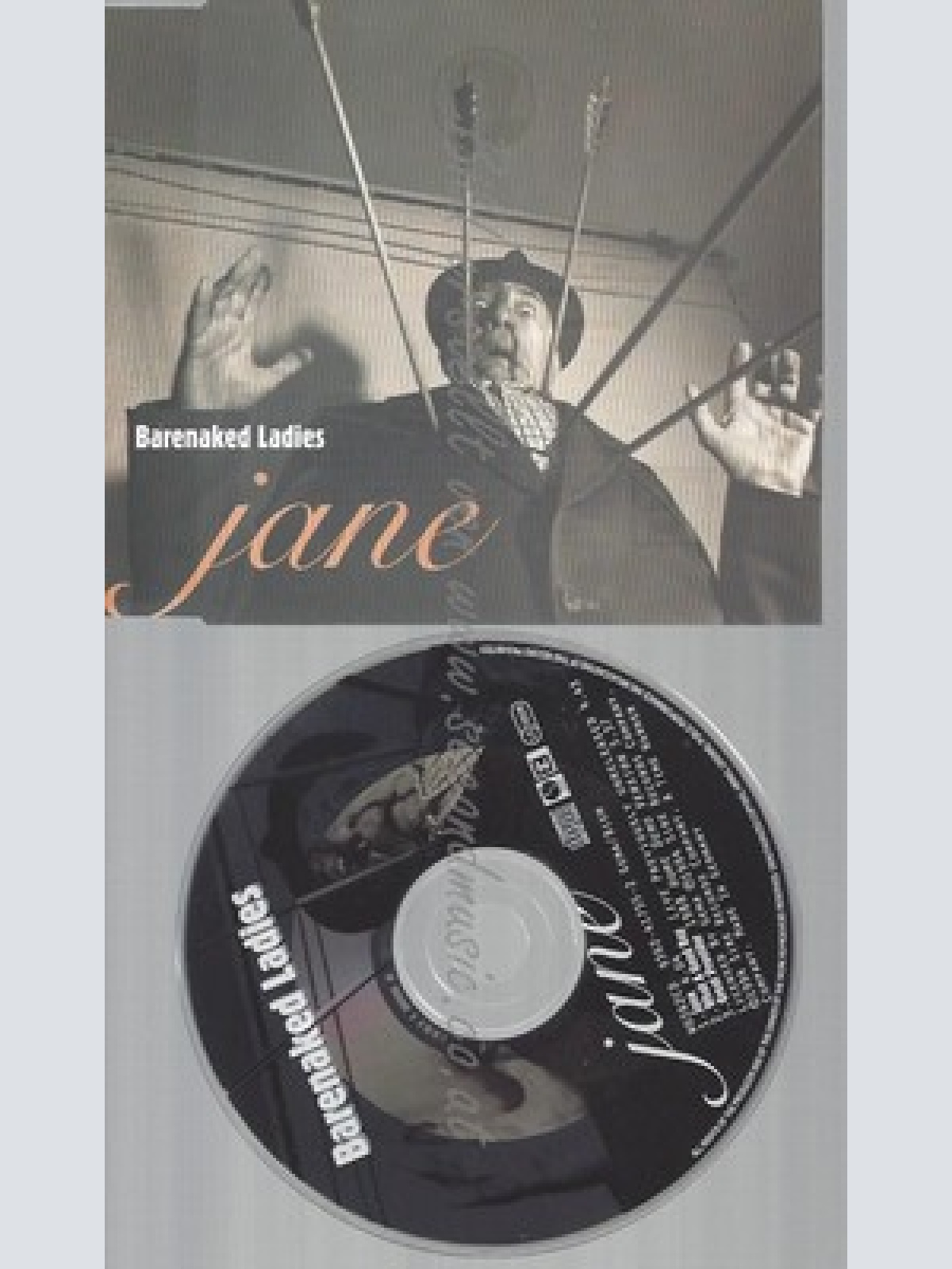 CD--BARENAKED LADIES - SINGLE -- JANE -1994, PLUS 2 PREVIOUSLY UNRELEASED TRACKS