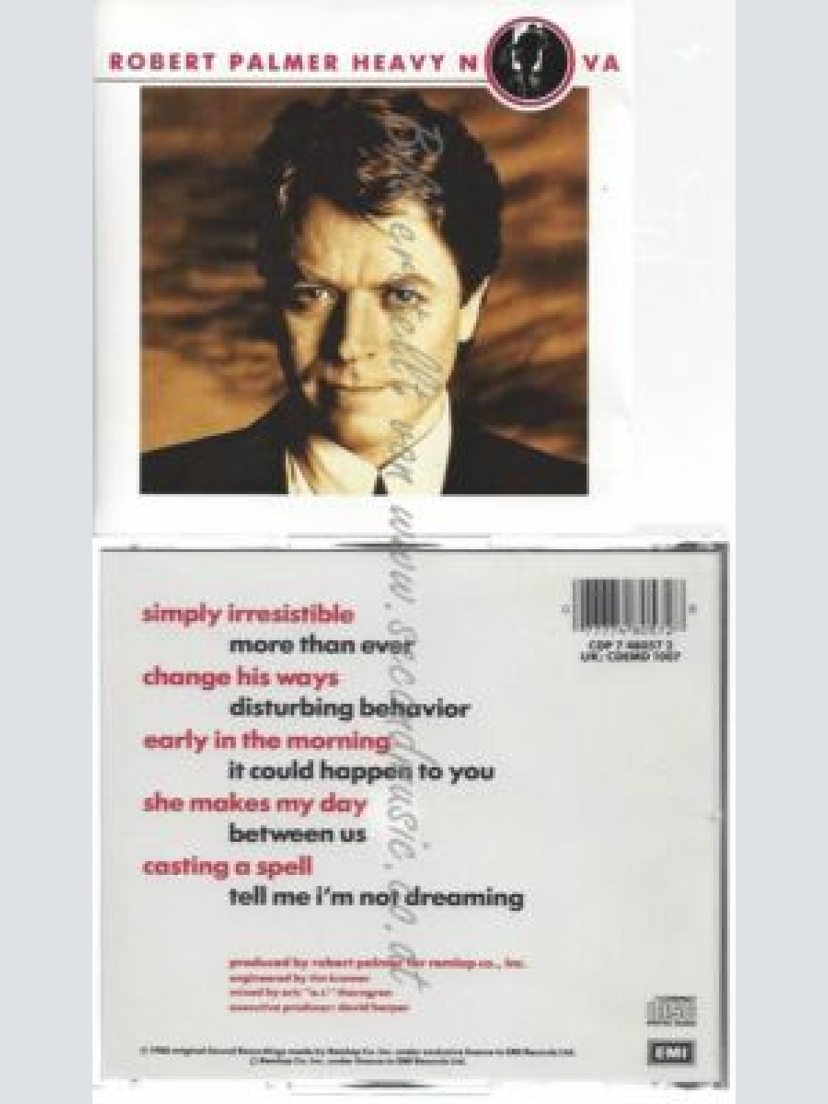 CD--ROBERT PALMER--HEAVY NOVA
