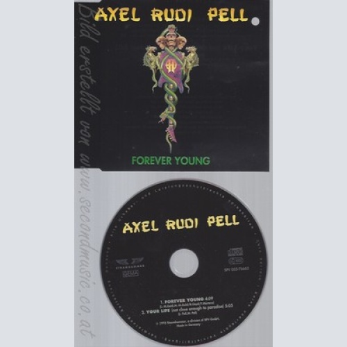 MAXI CD--AXEL RUDI PELL -- - SINGLE -- FOREVER YOUNG