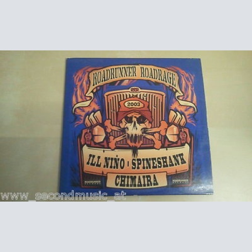 MAXI CD -ROADRUNNER ROADRAGE--ILL NINO--SPINESHANK----CARDSLEEVE-  TRACKS