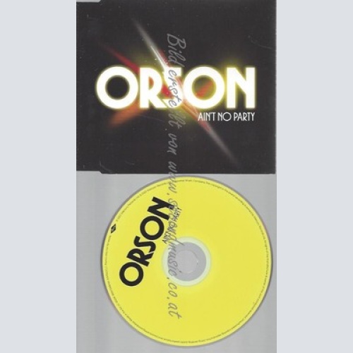PROMO CD--ORSON --NO PARTY