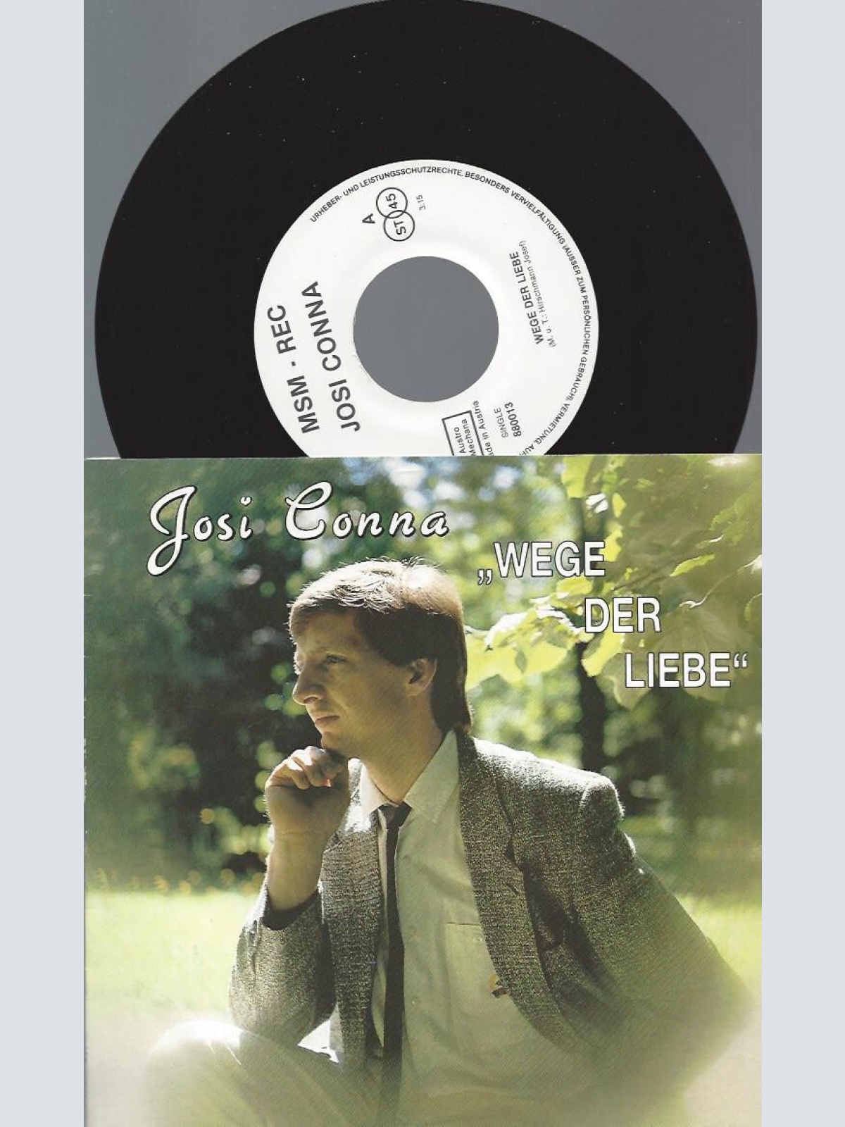 7"  Josi Connor  Wege der Liebe