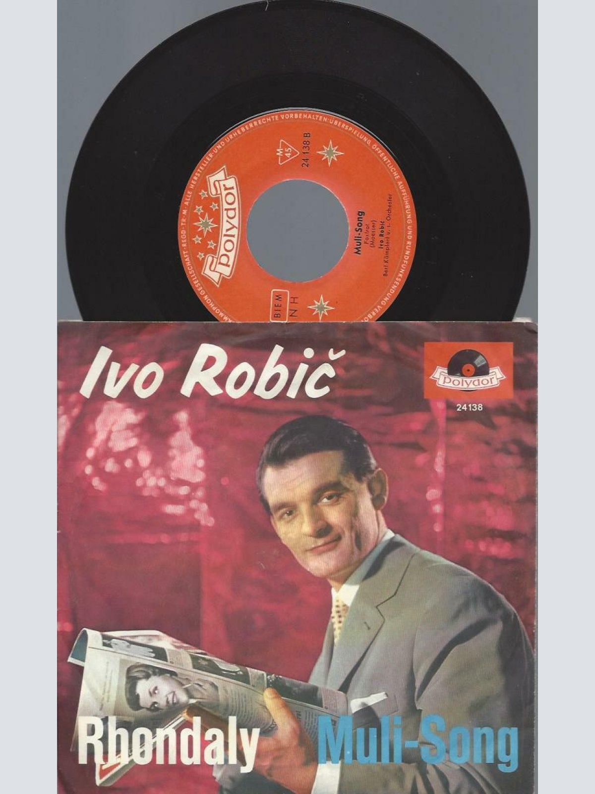 7"   Ivo Robic – Rhondaly