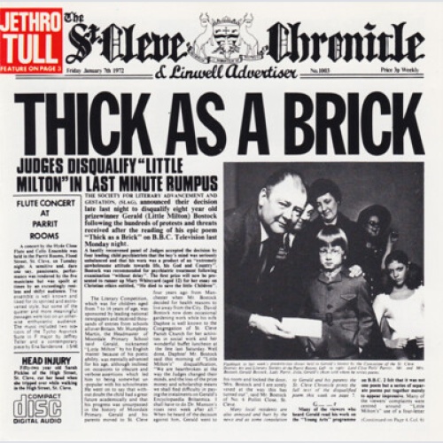 CD, Album, RE, EMI Jethro Tull - Thick As A Brick