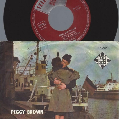 7"     Peggy Brown – Denn Sie Fahren Hinaus Auf Das Meer