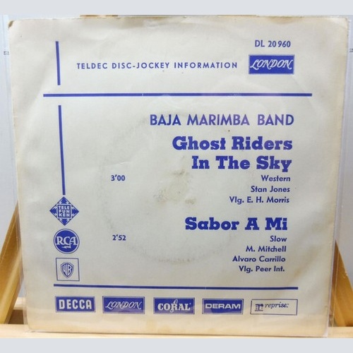 7", Single, Promo Baja Marimba Band - Ghost Riders In The Sky / Sabor A Mi