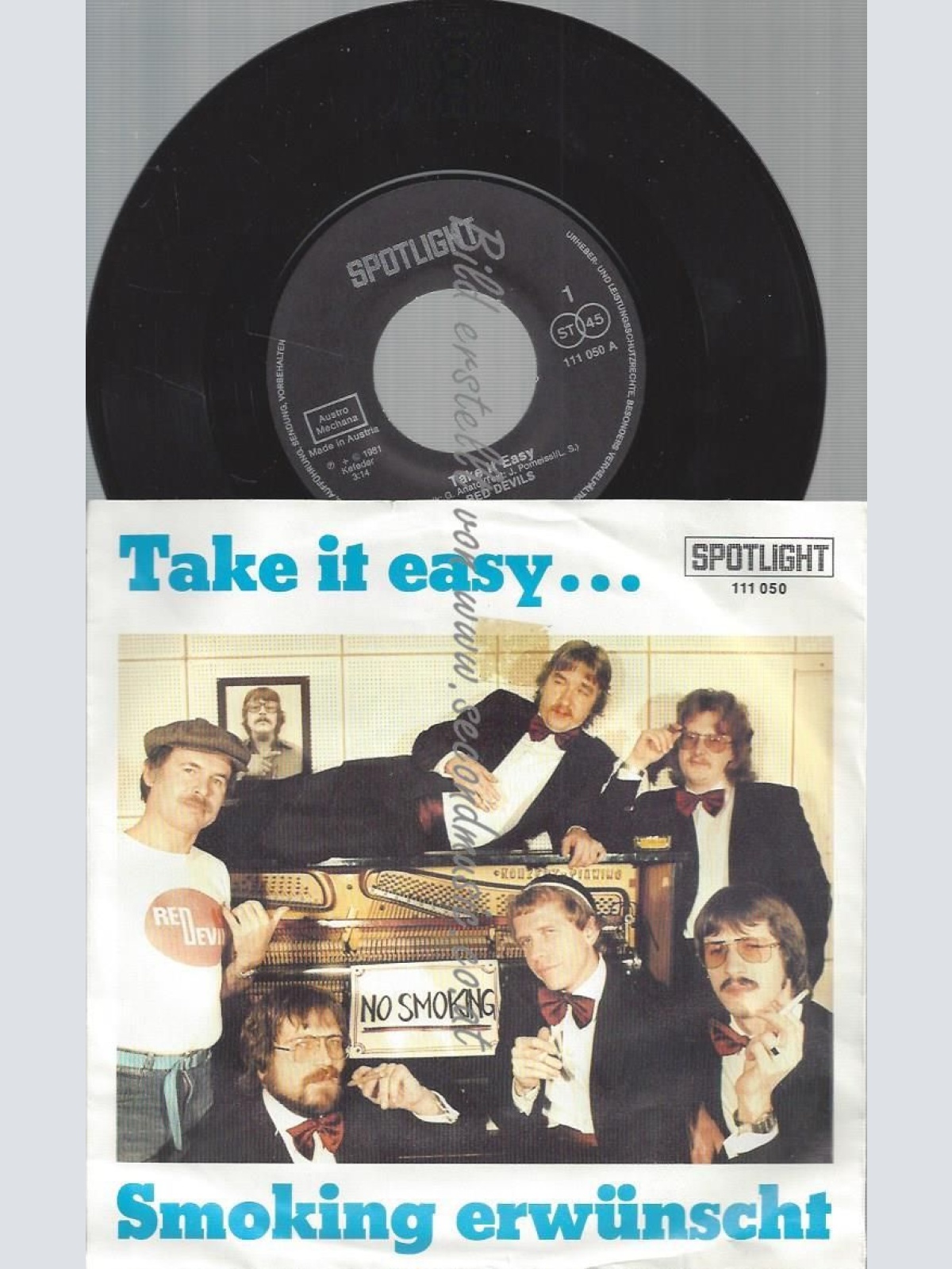 7"-RED DEVILS TAKE IT EASY