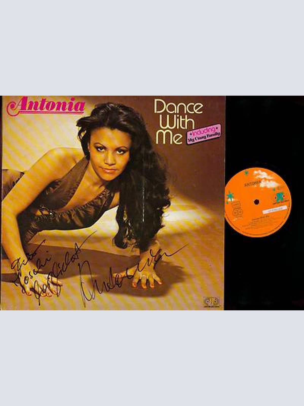 LP--ANTONIA --DANCE WITH ME--MIT WIDMUNG !!