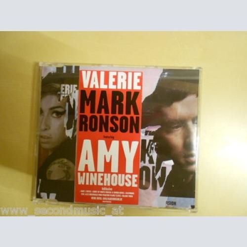 MAXI CD --MARK RONSON--FEAT AMY WHINHOUSE--VAERIE--5 TRACKS--