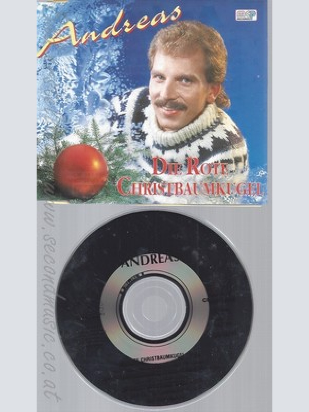 MAXI CD--ANDREAS UND MARC ALPINA -- - SINGLE -- DIE ROTE CHRISTBAUMKUGEL