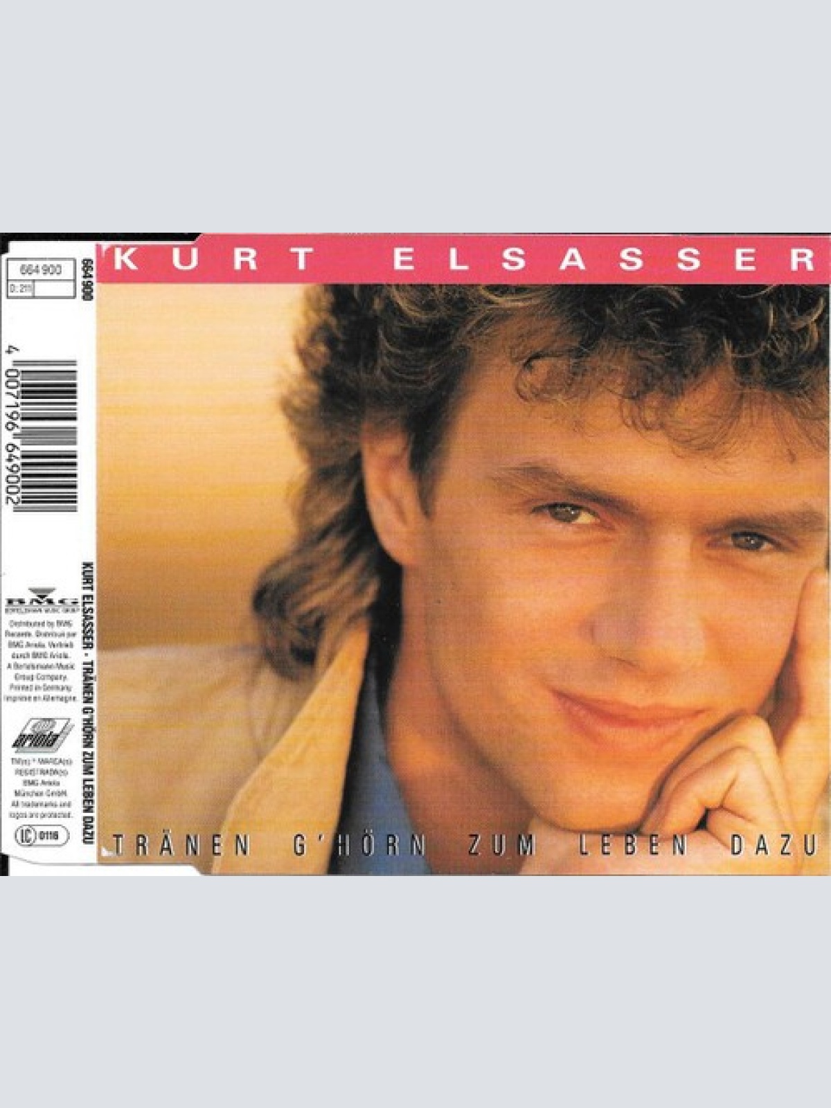 CD, Maxi Kurt Elsasser - Tränen G'hörn Zum Leben Dazu