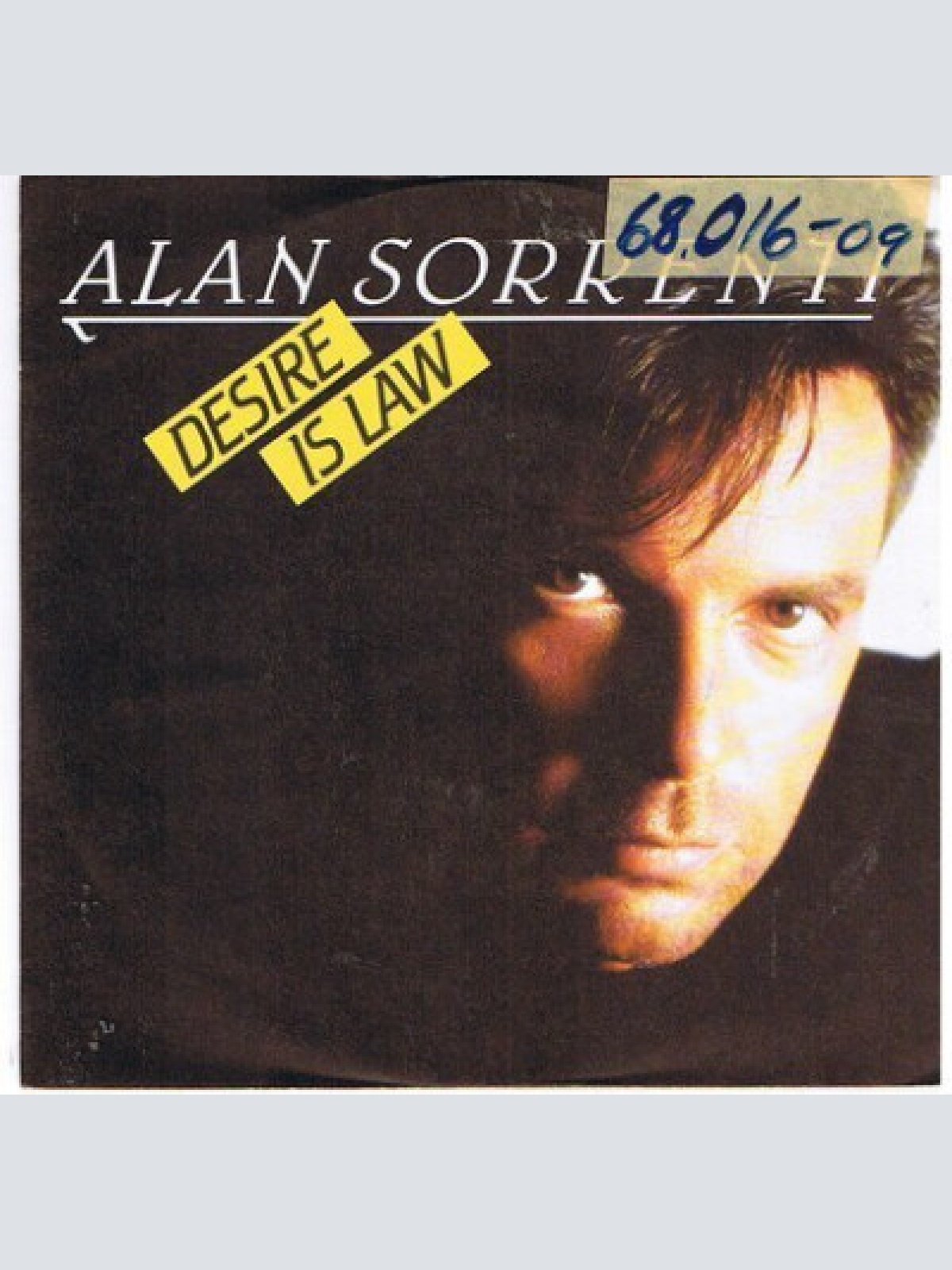 7", Single Alan Sorrenti - Desire Is Law