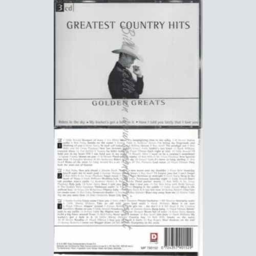 CD--VARIOUS--GREATEST COUNTRY HITS