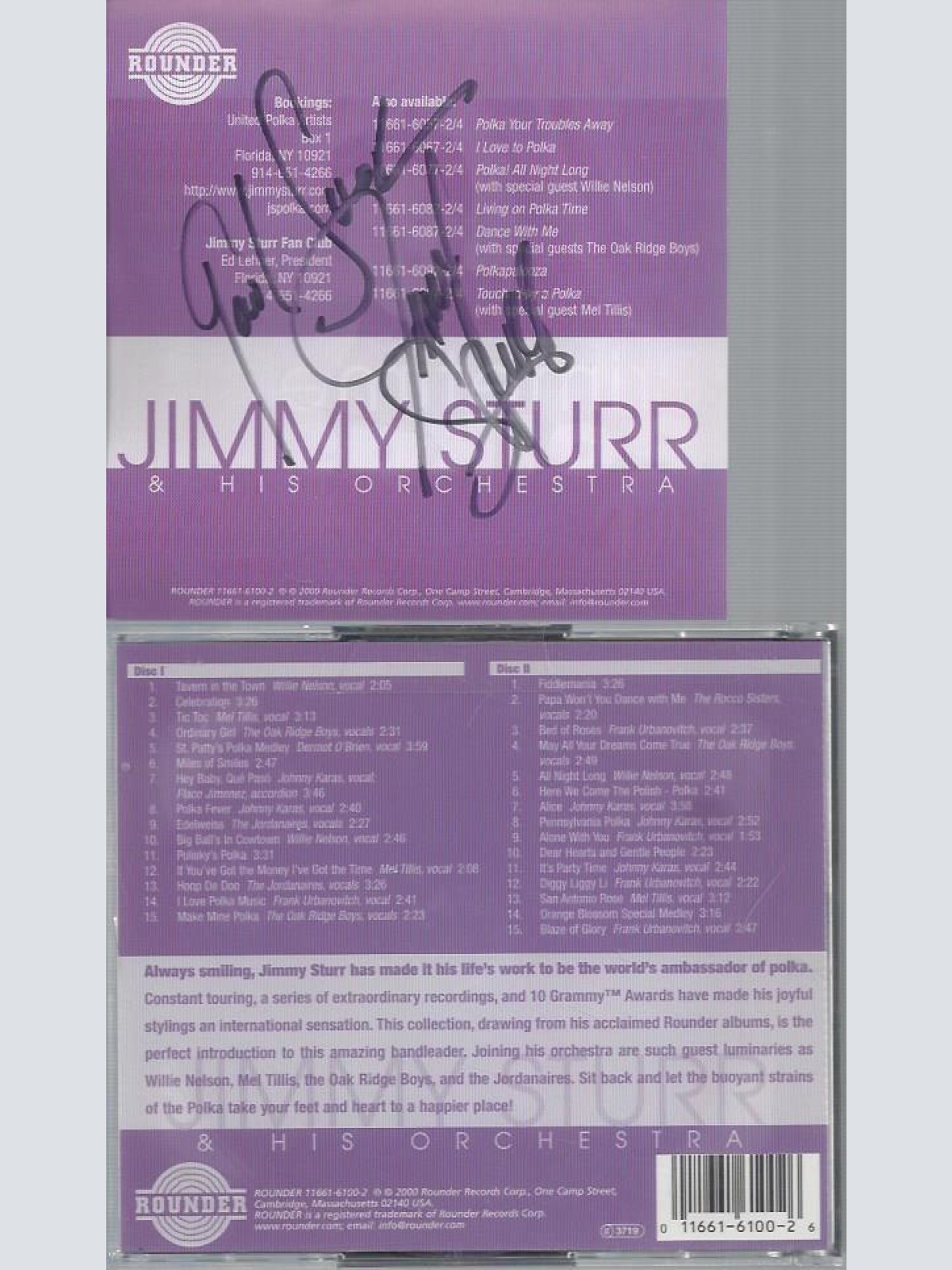 CD--JIMMY STURR PRIMETIME POLKAS // MIT AUTOGRAMM