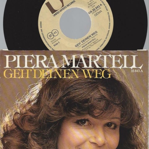 7" Piera Martell  Drei Rote Rosen