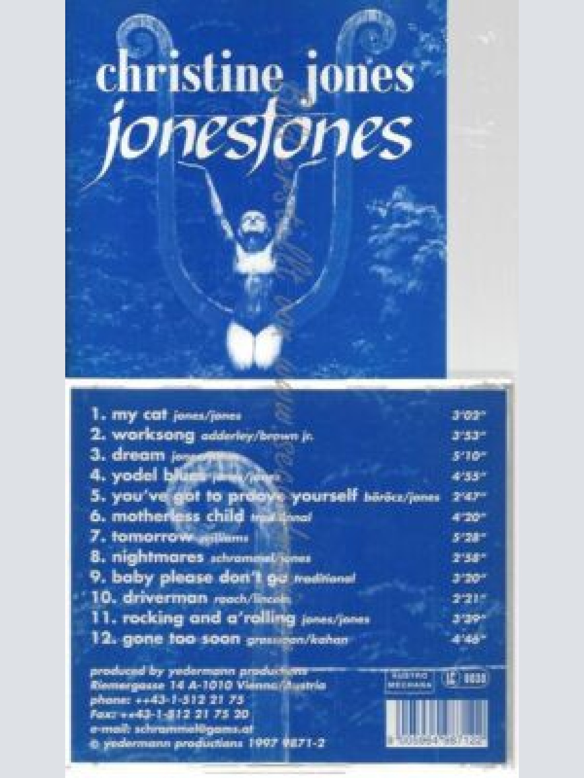 CD--JONES,CHRISTINE | --JONESTONES