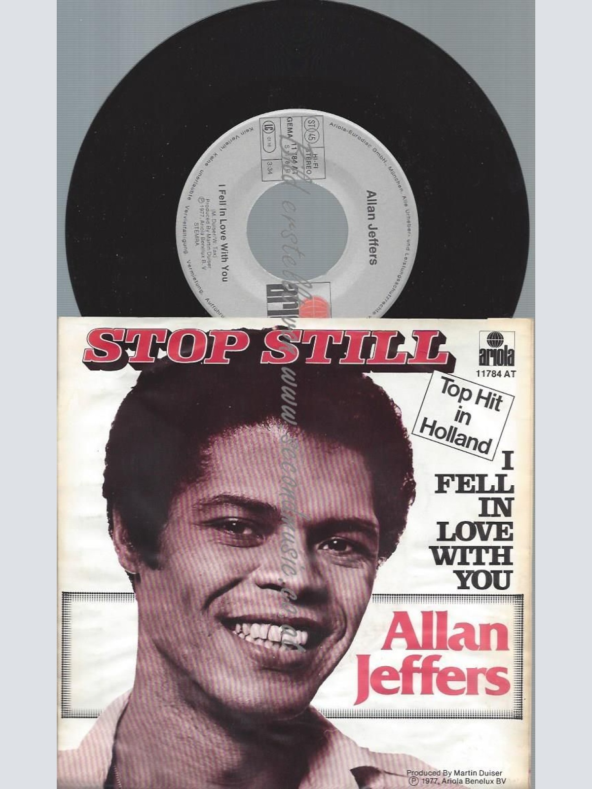 7"  Allan Jeffers  Stop Still