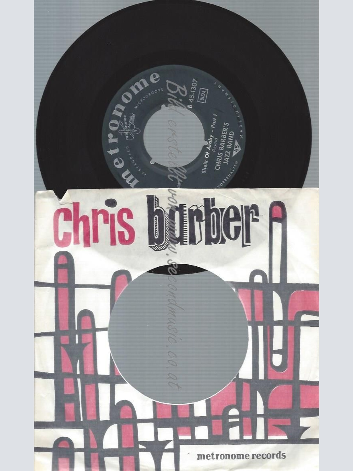 7"   Chris Barber's Jazz Band  Sheik Of Araby
