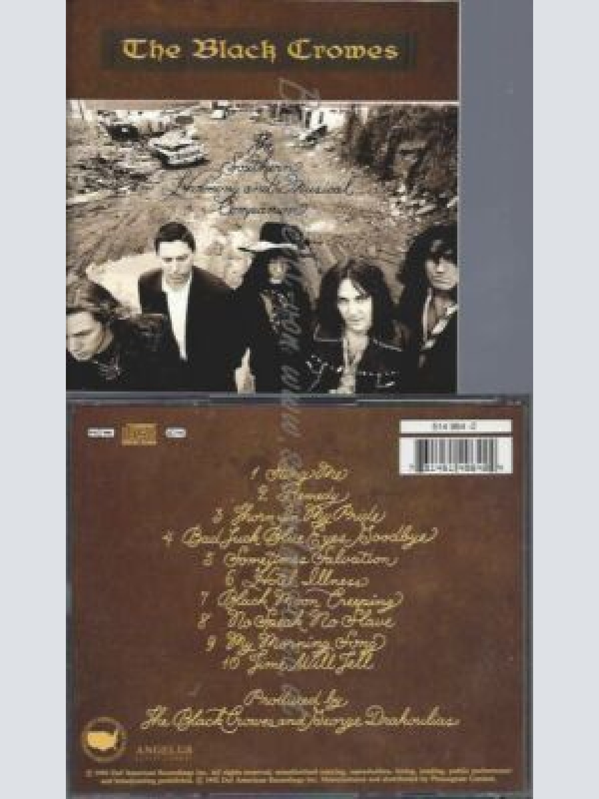 CD--BLACK CROWES--SOUTHERN HARMONY AND MUSICAL COMPANION