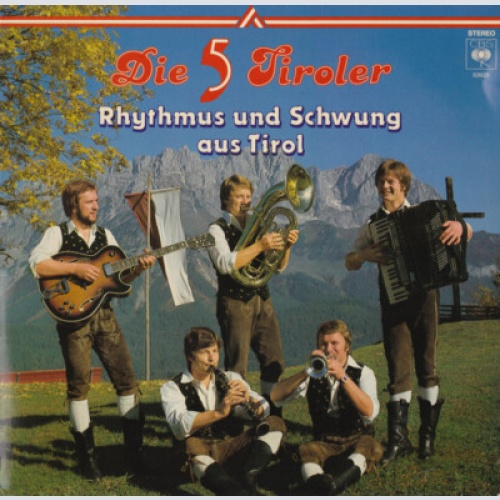 LP, Album Die 5 Tiroler - Rhythmus Und Schwung Aus Tirol