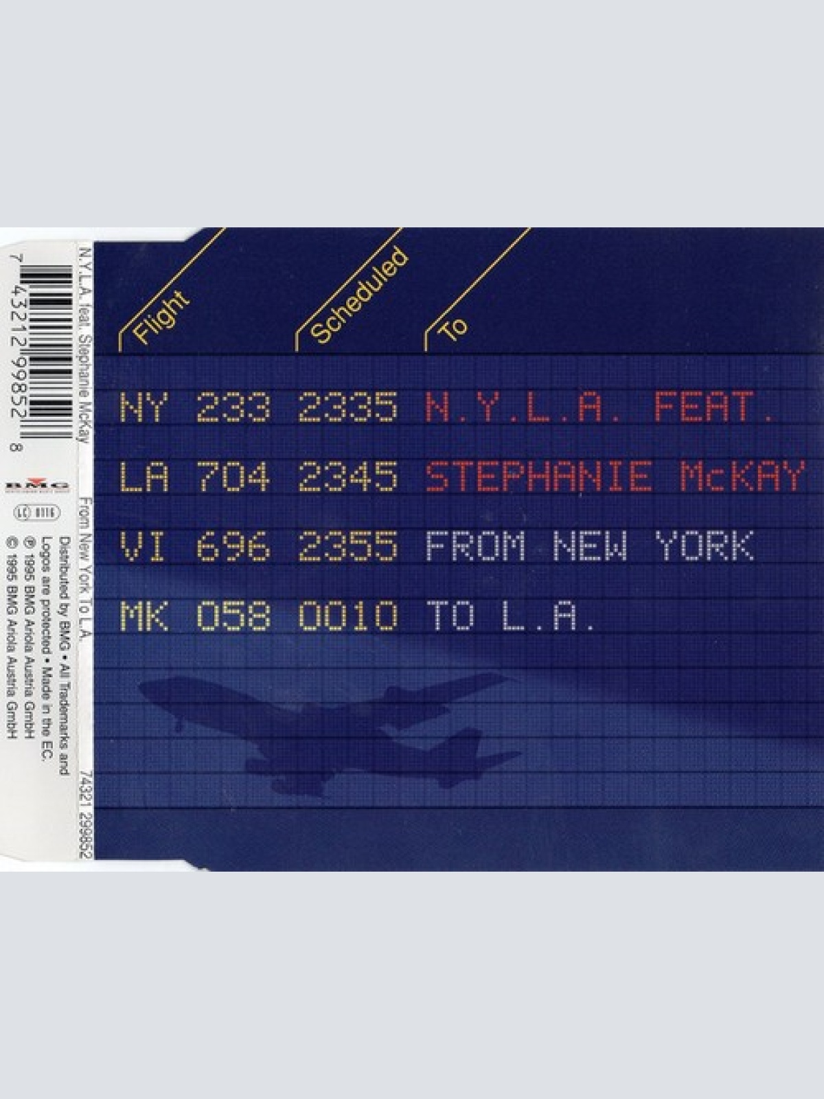 CD, Maxi N.Y.L.A. Feat. Stephanie McKay - From New York To L.A.