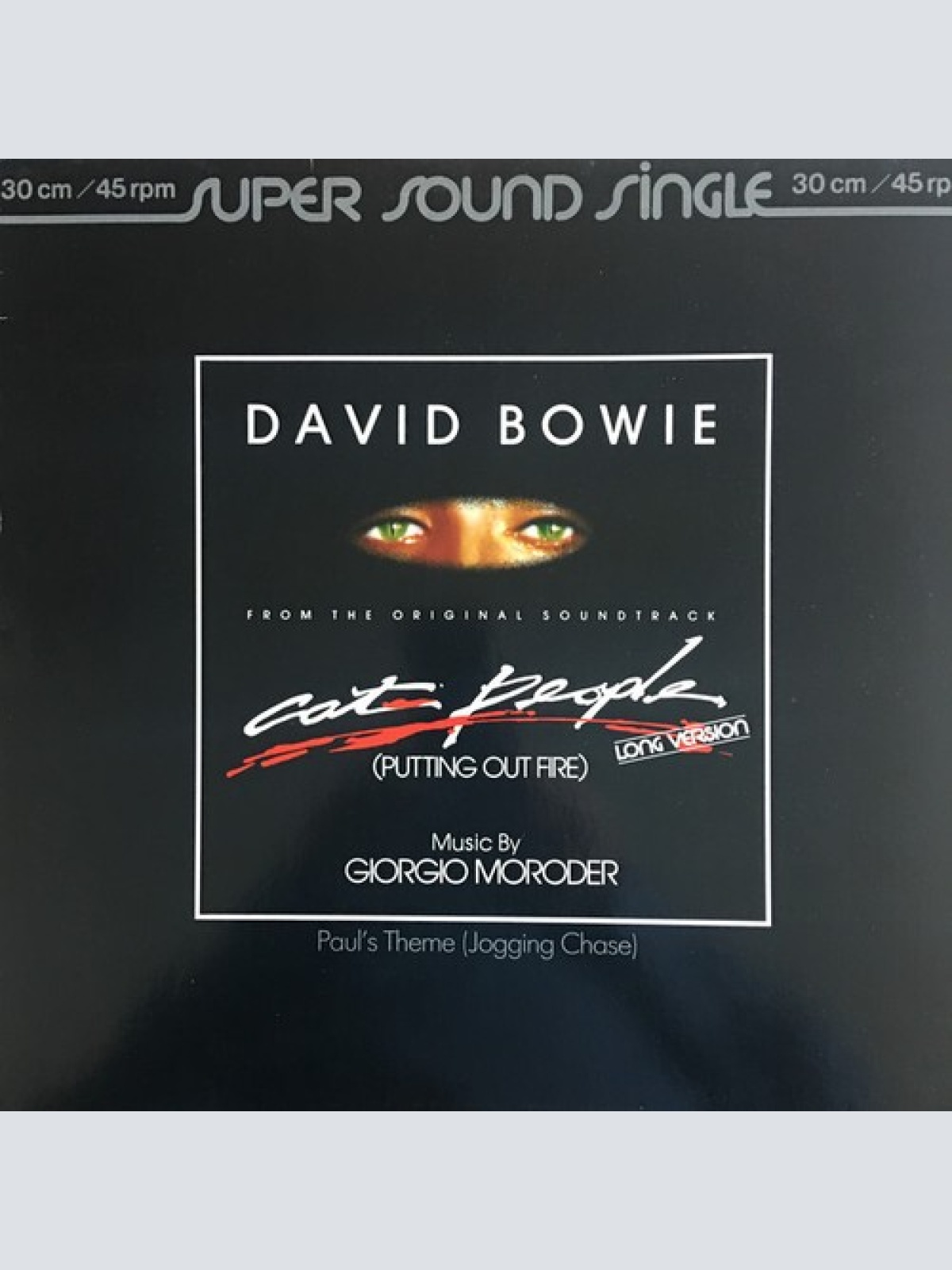 12", Single David Bowie Music By Giorgio Moroder - Cat People (Putting Out Fi...