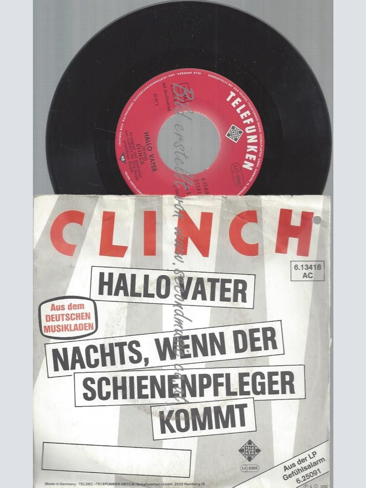 7" CLINCH HALLO VATER
