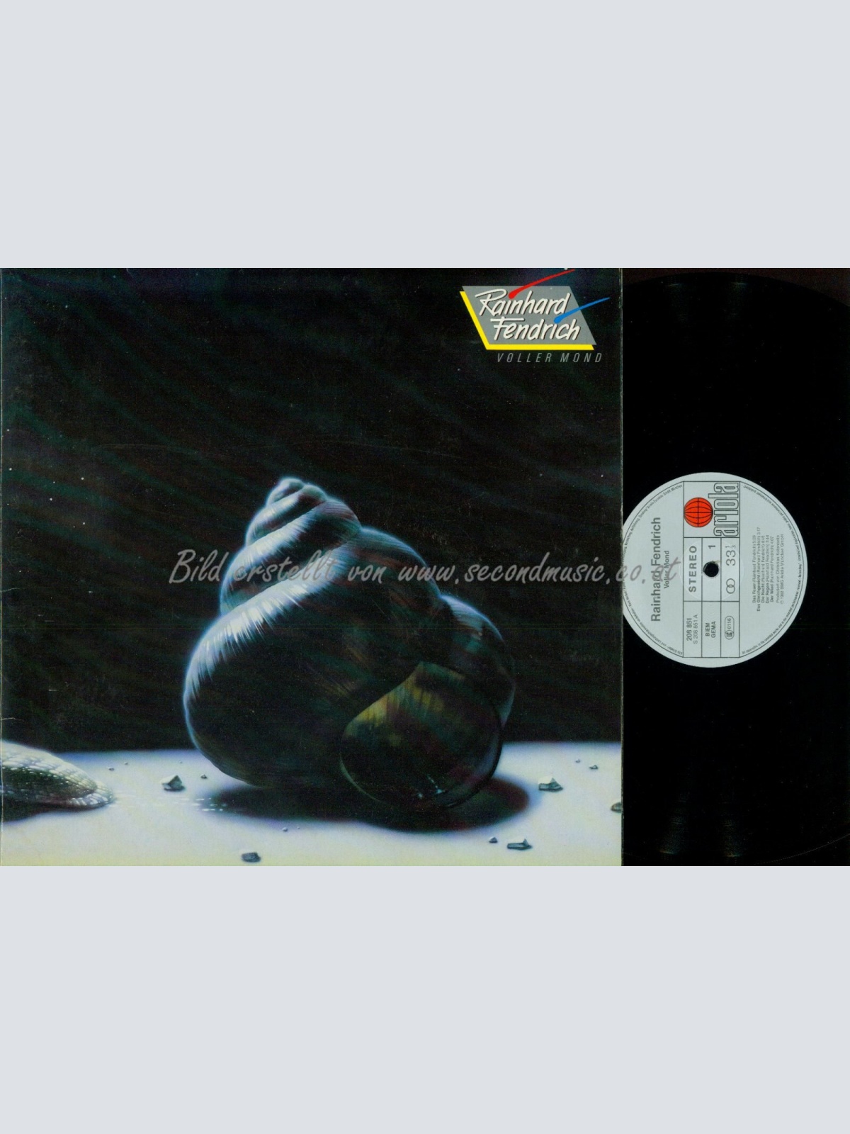 LP--RAINHARD FENDRICH  VOLLER MOND // FOC
