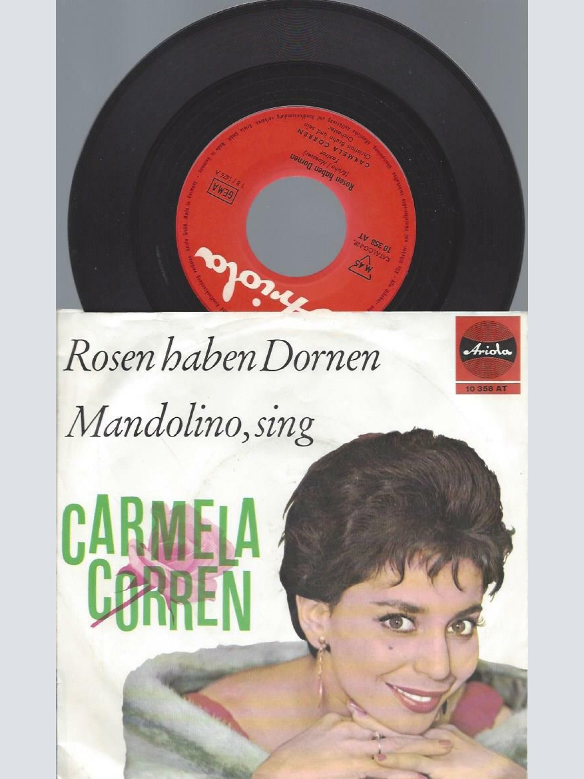 7"   Carmela Corren – Rosen Haben Dornen