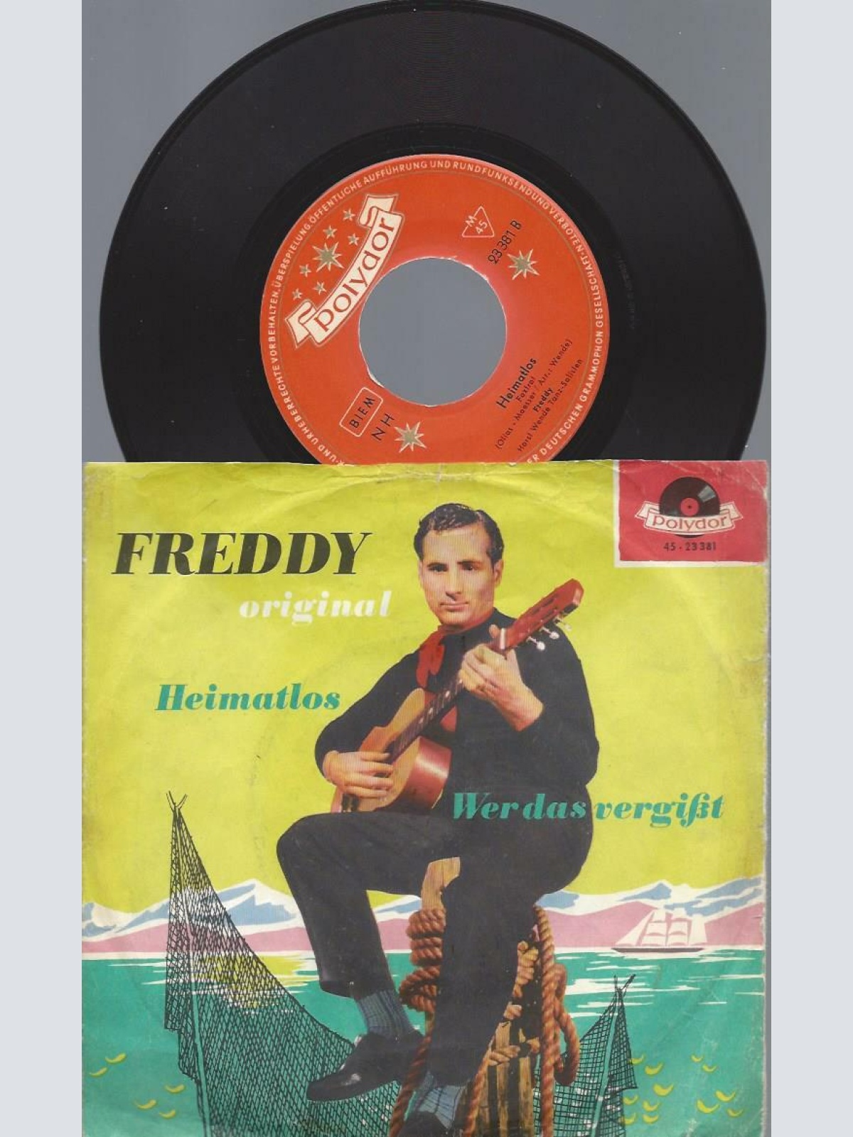 7"   Freddy – Wer Das Vergißt