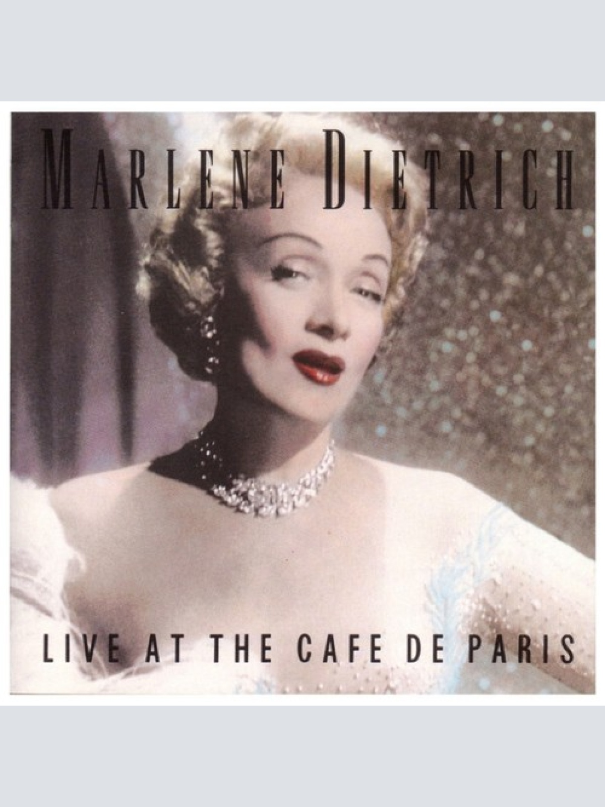 CD, Album Marlene Dietrich - Live At The Cafe De Paris