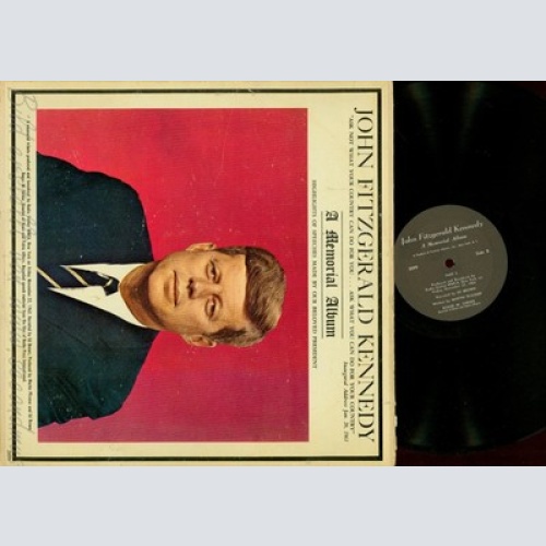 LP--JOHN FITZGERLAG KENNEDY--A MEMORIAL ALBUM