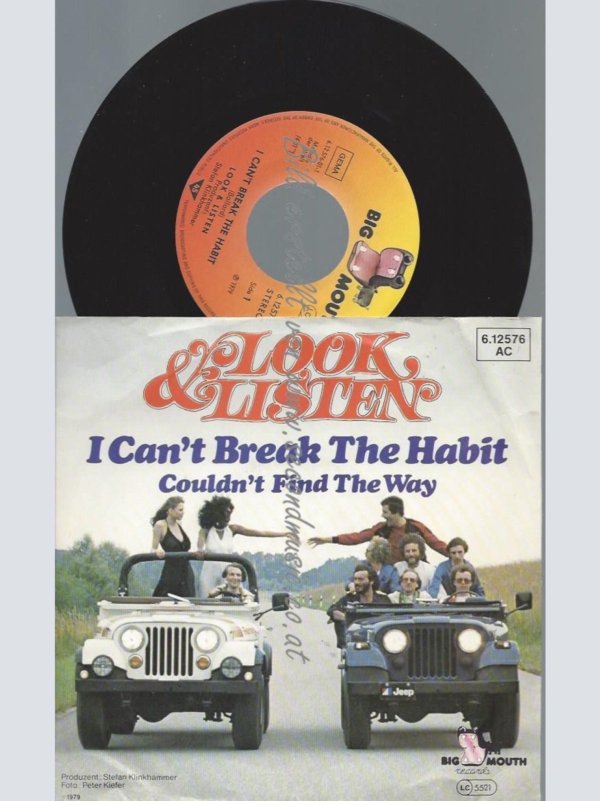 7"   Look & Listen – I Can't Break The Habit