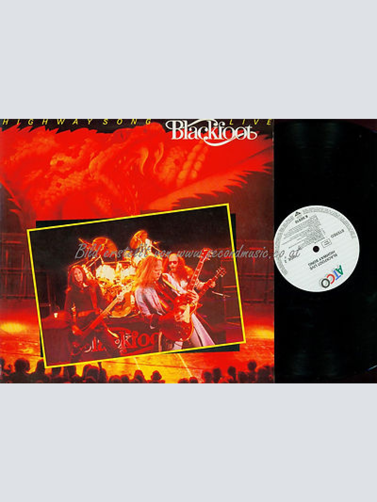 LP--BLACKFOOT HIGHWAY SONG LIVE