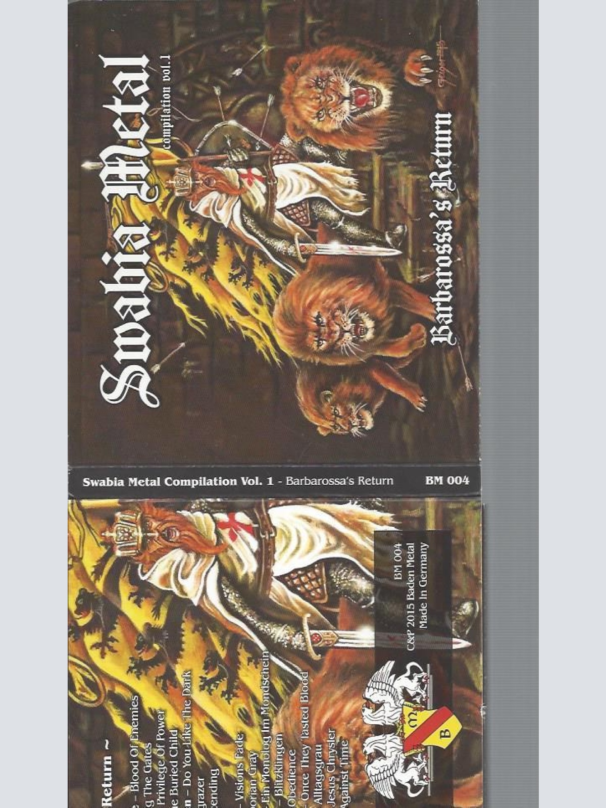 CD--SWABIA METAL BARBAROSSA'S RETURN VOL 1