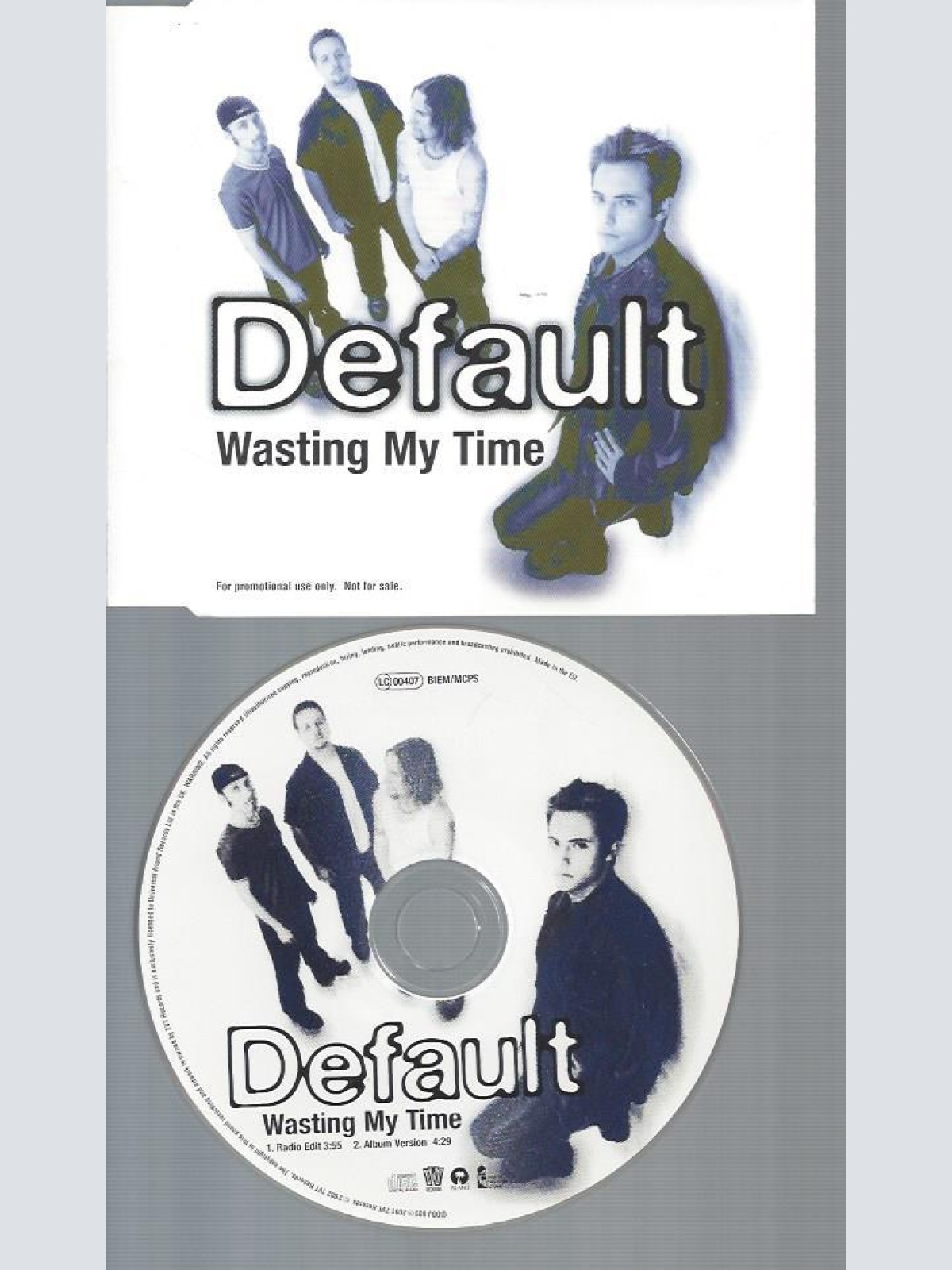 CD--DEFAULT WASTING MY TIME // PROMO