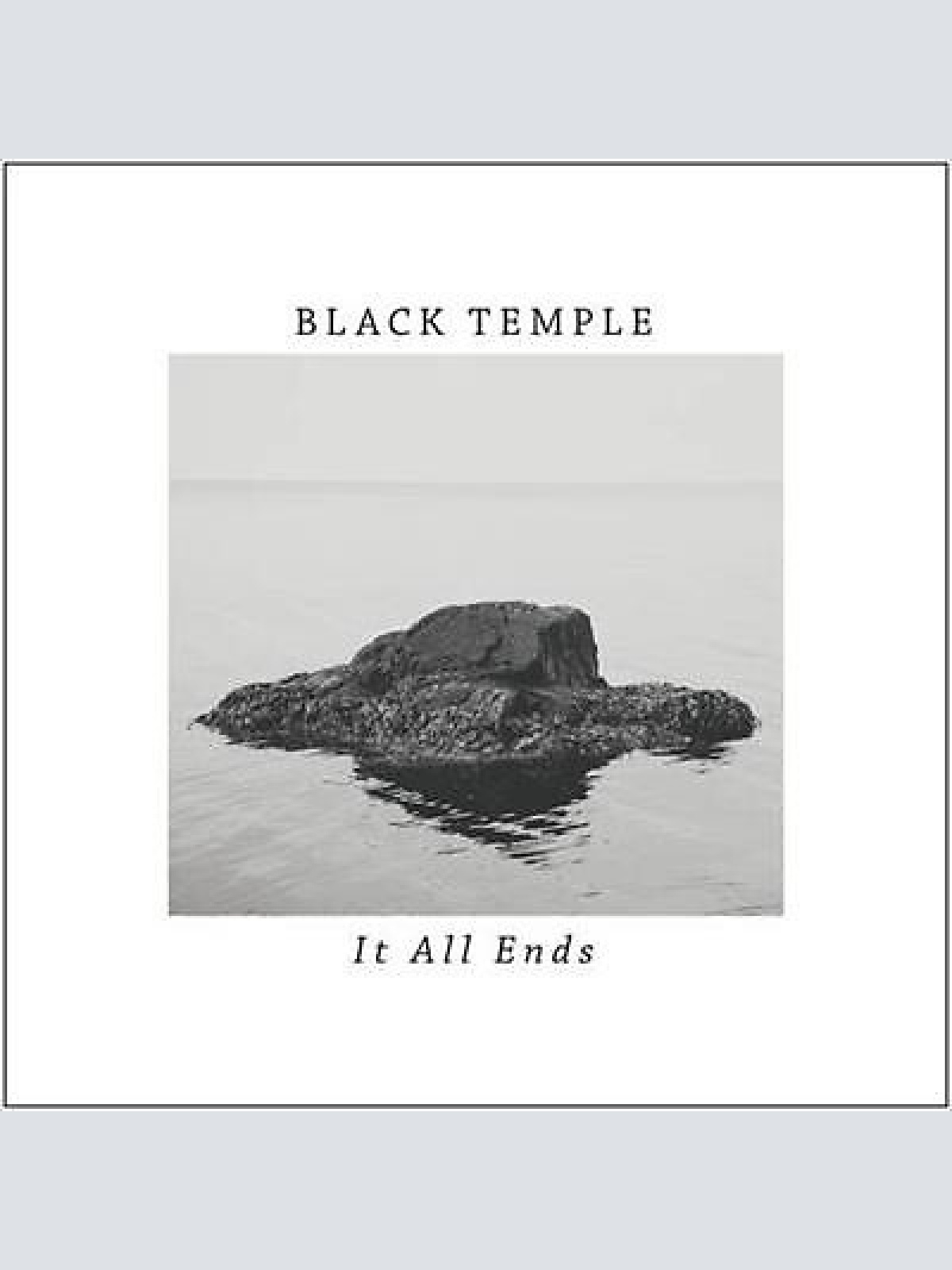 CD, Album Black Temple (2) - It All Ends