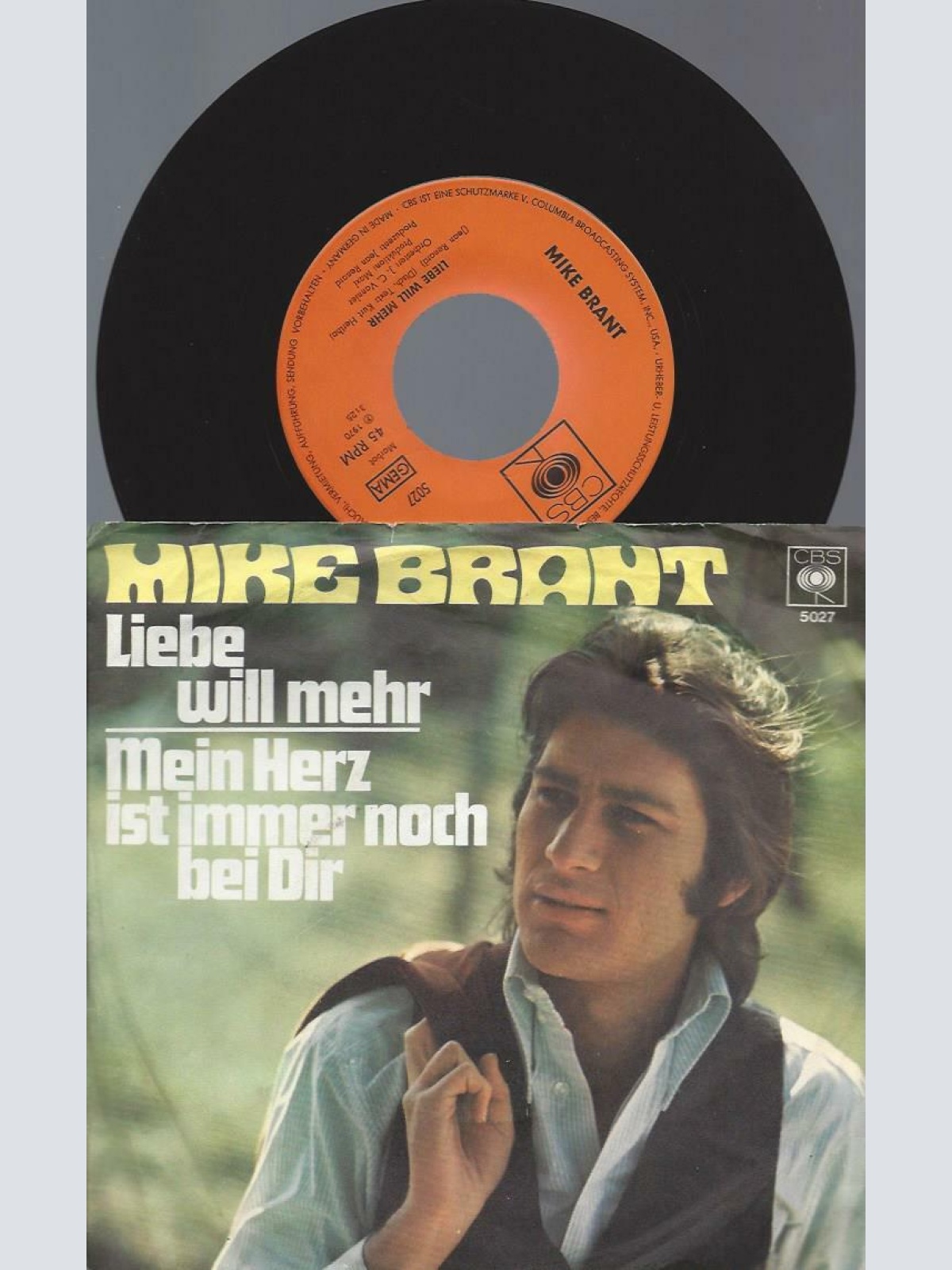 7" Mike Brant – Liebe Will Mehr