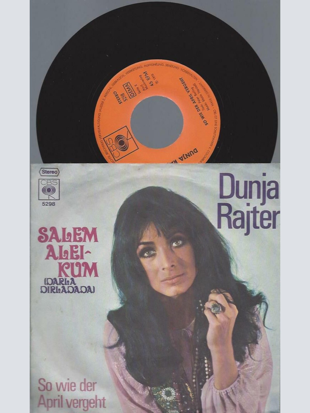 7"   Dunja Rajter  Salem Aleikum