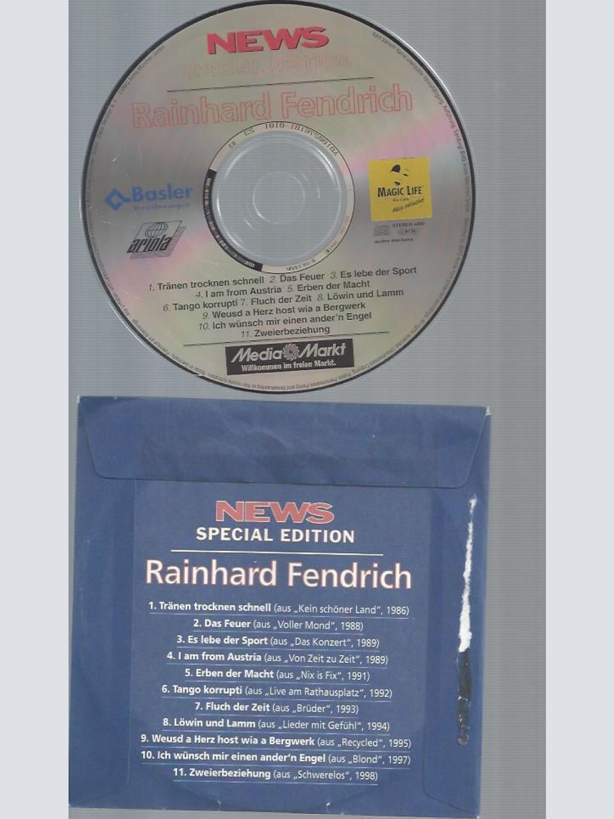 CD--RAINHARD FENDRICH NEWS SPECIAL EDITION