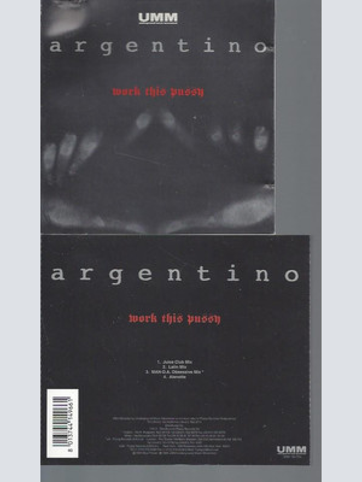 CD-ARGENTINO WORK THIS PUSSY