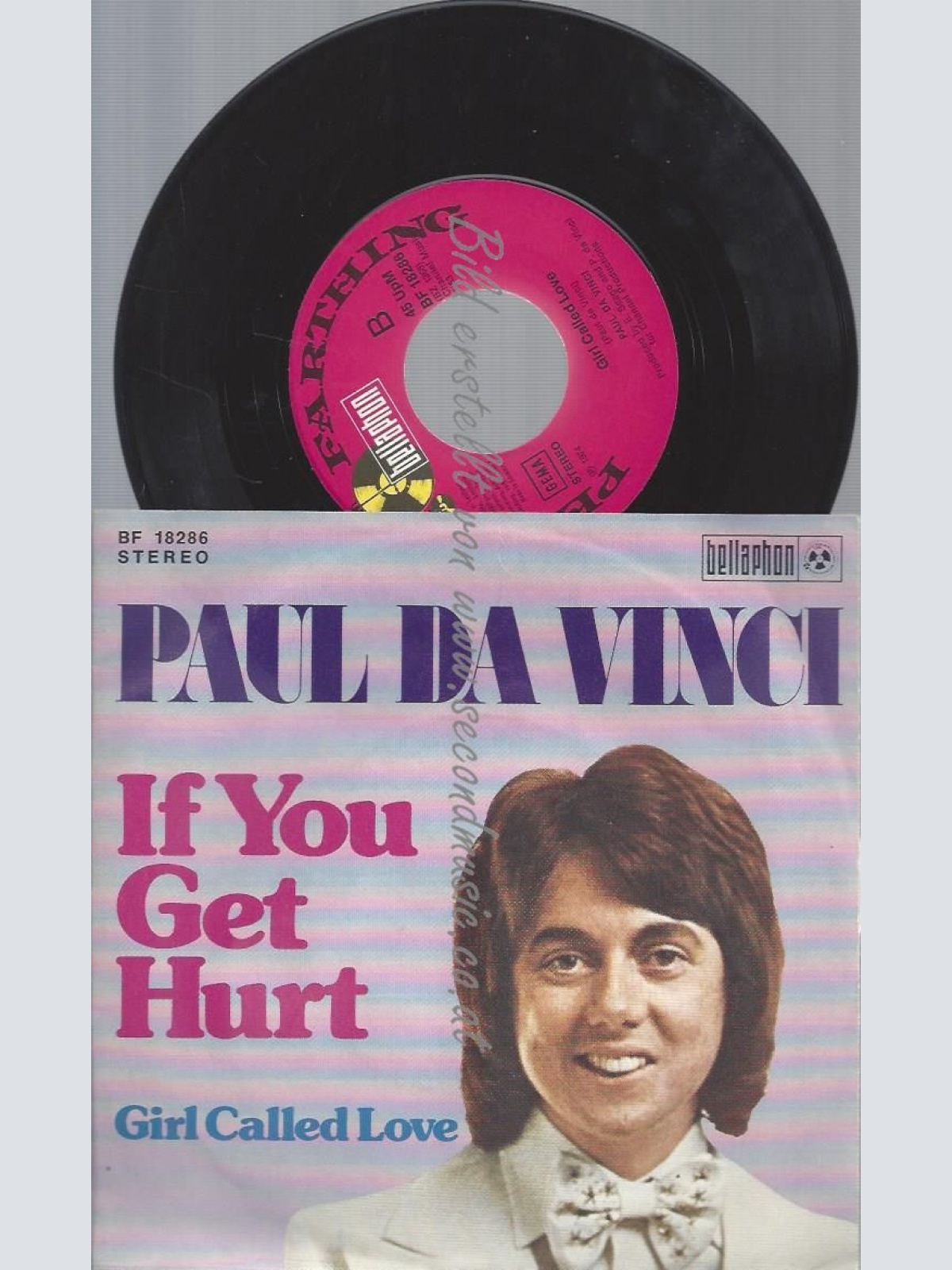 7"  Paul Da Vinci  If You Get Hurt
